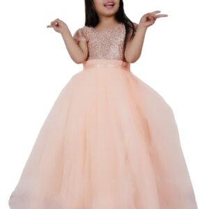 Baby Girls Flower Net Satin Cotton Casual Parties Birthday Kids Wear Frock Dresses